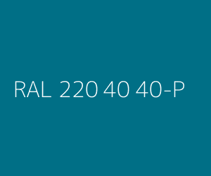 Couleur RAL 220 40 40-P 