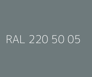Couleur RAL 220 50 05 