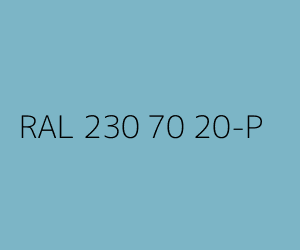 Couleur RAL 230 70 20-P 