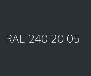 Couleur RAL 240 20 05 