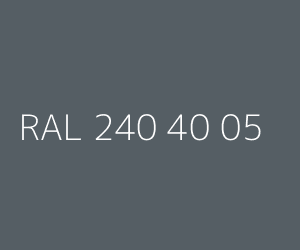 Couleur RAL 240 40 05 