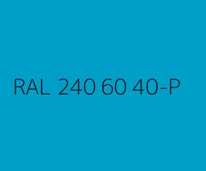 Couleur RAL 240 60 40-P 