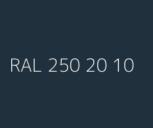 Couleur RAL 250 20 10 