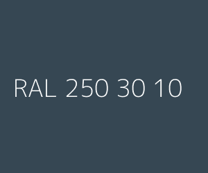 Couleur RAL 250 30 10 