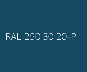 Couleur RAL 250 30 20-P 