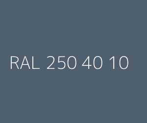 Couleur RAL 250 40 10 