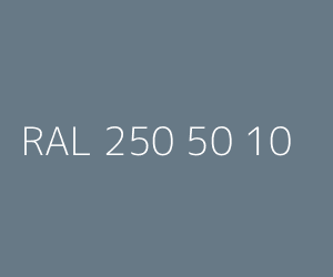 Couleur RAL 250 50 10 