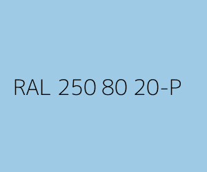 Couleur RAL 250 80 20-P 