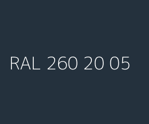 Couleur RAL 260 20 05 