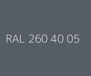 Couleur RAL 260 40 05 