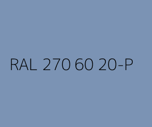 Couleur RAL 270 60 20-P 