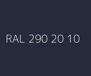 Couleur RAL 290 20 10 