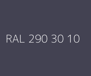 Couleur RAL 290 30 10 
