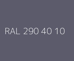 Couleur RAL 290 40 10 