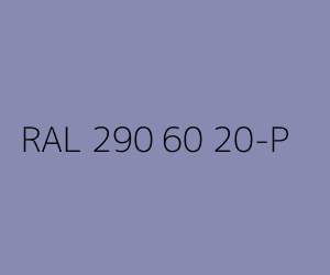 Couleur RAL 290 60 20-P 