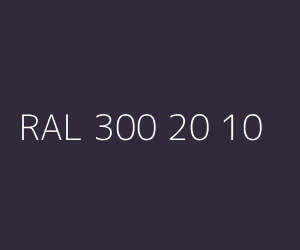 Couleur RAL 300 20 10 