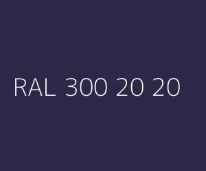 Couleur RAL 300 20 20 