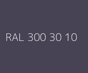 Couleur RAL 300 30 10 