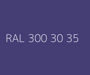 Couleur RAL 300 30 35 