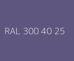 Couleur RAL 300 40 25 