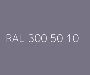 Couleur RAL 300 50 10 
