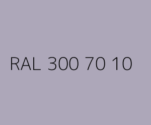 Couleur RAL 300 70 10 
