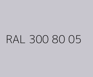 Couleur RAL 300 80 05 