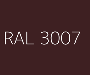 Couleur RAL 3007 ROUGE NOIR