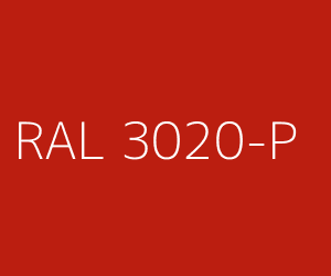 Couleur RAL 3020-P ROUGE SIGNALISATION