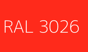 Couleur RAL 3026