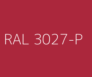 Couleur RAL 3027-P ROUGE FRAMBOISE