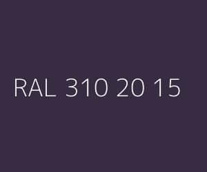 Couleur RAL 310 20 15 