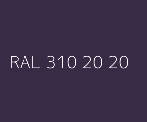 Couleur RAL 310 20 20 
