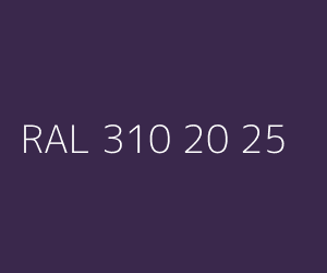 Couleur RAL 310 20 25 