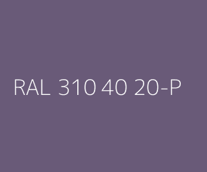 Couleur RAL 310 40 20-P 