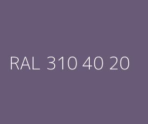 Couleur RAL 310 40 20 