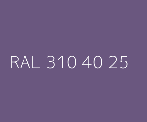 Couleur RAL 310 40 25 