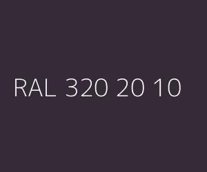 Couleur RAL 320 20 10 