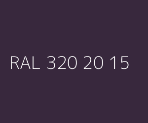 Couleur RAL 320 20 15 