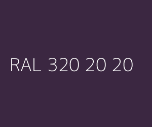 Couleur RAL 320 20 20 