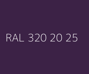 Couleur RAL 320 20 25 