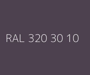 Couleur RAL 320 30 10 