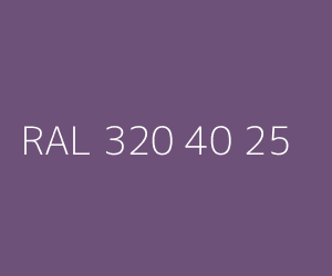 Couleur RAL 320 40 25 