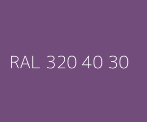 Couleur RAL 320 40 30 