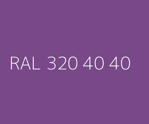 Couleur RAL 320 40 40 