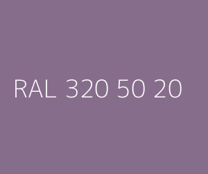 Couleur RAL 320 50 20 