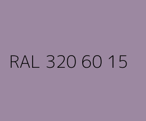 Couleur RAL 320 60 15 