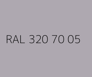 Couleur RAL 320 70 05 