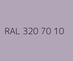 Couleur RAL 320 70 10 