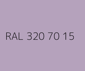 Couleur RAL 320 70 15 